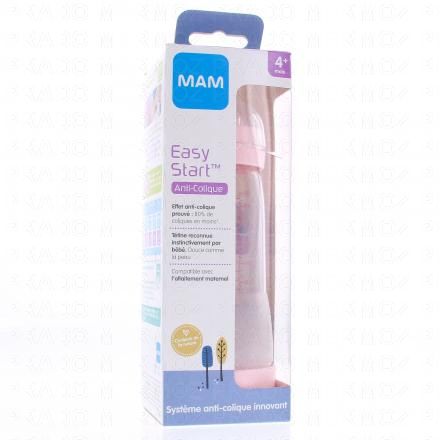Easy Start Anti-Colique biberon débit 3 320ml rose couleur de la nature