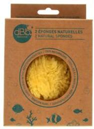 Hygiène Lot de 2 Éponges Naturelles - Boîte 2 éponges