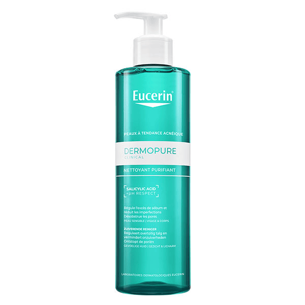 DermoPure Clinical Gel Nettoyant Peaux à Tendance Acnéique 400ml