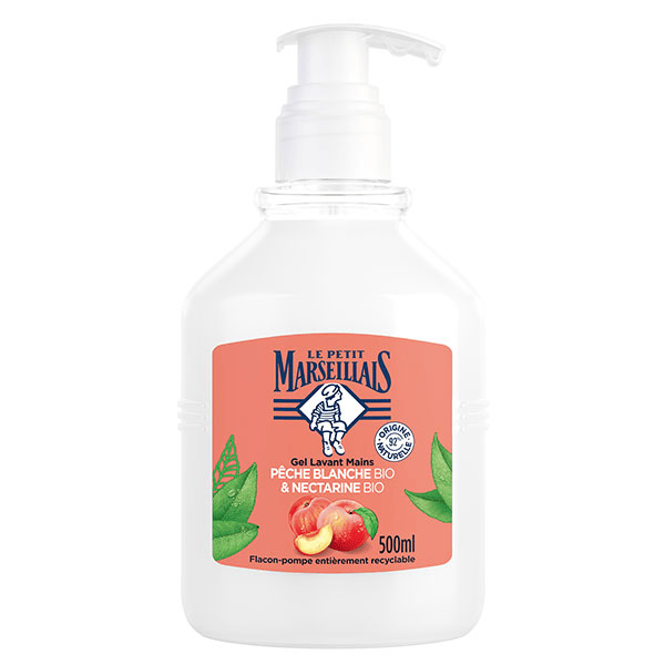 Gel Lavant Mains Pêche Blanche et Nectarine 500ml