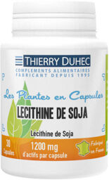Lécithine de soja 1200 mg : Conditionnement - 30 capsules