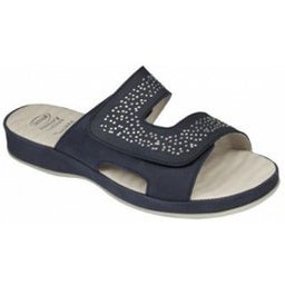 Clotilde Mule Memory Cushion Bleu Marine 41 1 Paire