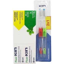 FluorAnticaries Menta + Cepillo Pack