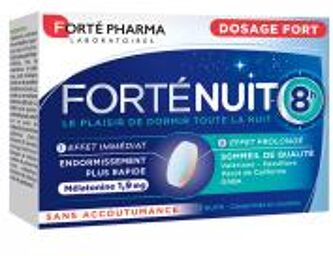 Forté Pharma Forténuit 8H - 15 Comprimés Bicouche - Boîte 15 comprimés
