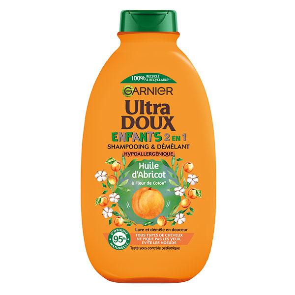 Ultra Doux Enfants 2en1 Shampooing Huile d'Abricot et Fleur de Coton 600ml
