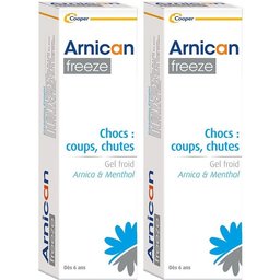 Arnican - Freeze - Gel froid à base d'arnica et de menthol - Réparation cutanée après un choc - Effet persistant 1 heure - Tube de 100 g