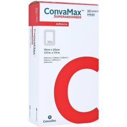 Convamax Apósito Adhesivo Superabsorvente 10X10cm 10uds