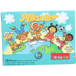 Lutz Mauder® Pansements Enfants du monde 10 pièces en 2 tailles
