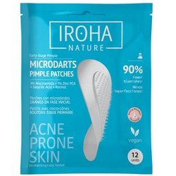 Iroha Acne Prone Skin Patchs Boutons Acide Salicylique 12uts