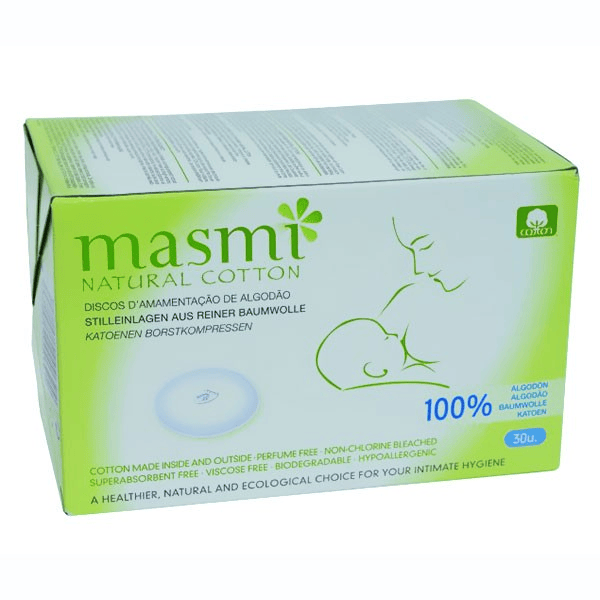 Coussinets d'Allaitement Coton Bio 30 unités