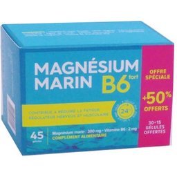 Magnésium Marin B6 Fort 45 Gélules