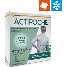 Coussin Thermique Dos et Ventre à l'Argile 20x30cm