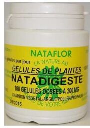 NATADIGESTE gélules dosées à 400 mg.