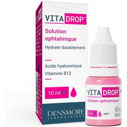 Densmore Solution ophtalmique - Hydratation yeux secs/irrités 10 mL