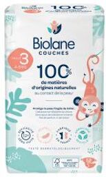 Couches Naturelles 52 Couches Taille 3 (4-9 Kg) - Paquet 52 couches