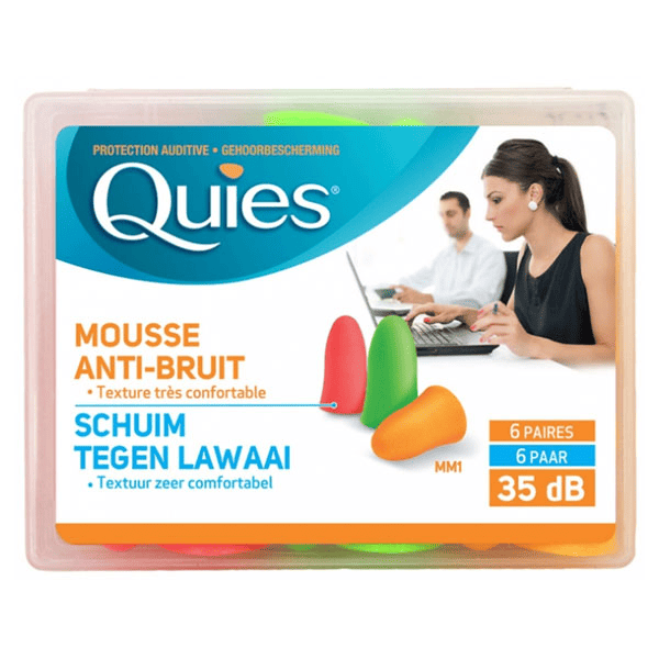 Protection Auditive Mousse Anti-Bruit 6 paires