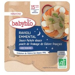 Ravioli Emmental Patate Douce Fromages Chèvres Bio 195g