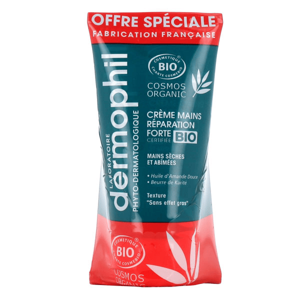 Crème Mains Réparation Forte Bio Lot de 2 x 75ml