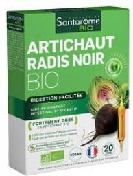 Artichaut Radis Noir Bio (20 Ampoules) - Boîte 20 ampoules