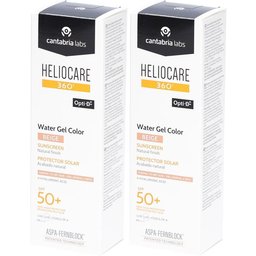 360 ° Water Gel Color Beige Spf50+ Protection solaire avec finition naturelle