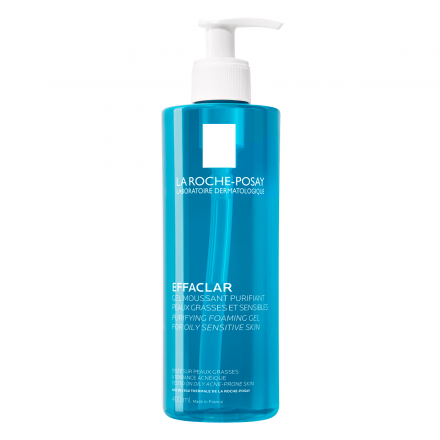 LA ROCHE-POSAY Effaclar - Gel moussant purifiant sans savon peau grasse 400ml
