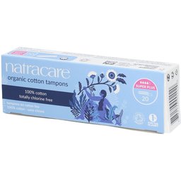 Organic Cotton Tampons Super Plus