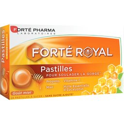 Forté Pharma Forté Royal Pastilles Goût Miel 24 Pastilles