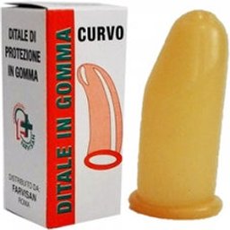 Dé à coudre en caoutchouc courbé 3