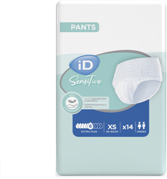 iD Sensitive Pants Extra Plus XS - 6 paquets de 14 protections