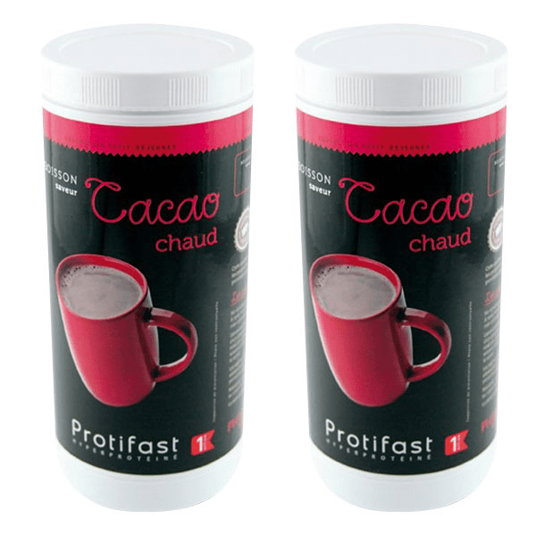 Boisson Hyperprotéinée Cacao Chaud Pot 500g - Lot de 2