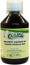 Macérat Aqueux de Cassis - Feuille Bio - Flacon de 250 ml - Cailleau