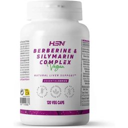 Berberina 175mg y Cardo Mariano Silimarina 210mg Complex 120vcaps