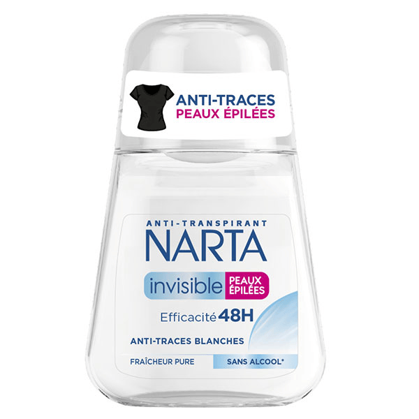 Invisible Peaux Epilées Déodorant Bille Femme Anti-Transpirant 48h 50ml