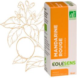 Eolesens Huile Essentielle de Mandarine Rouge Bio - 10 ml - Éolésens - Aromathérapie