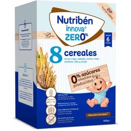 Nutriben Innova Zero% 8 Céréales +6m 500g