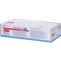 Peha-soft® nitrile white Gants d'examen non stériles non poudré Taille L 8 - 9