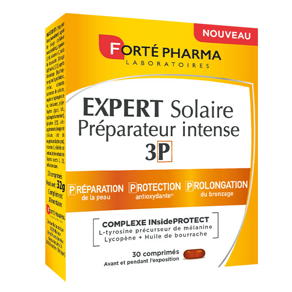 Expert Solaire Préparateur Intense 3P Sélénium Cuivre 30 comprimés