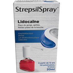 Strepsils Spray Collutoire Lidocaïne - À partir de 12 ans