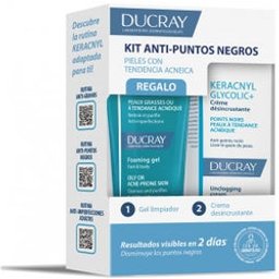 Keracnyl Kit Anti-Points Noirs Gel Nettoyant + Crème