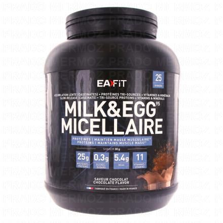 MILK & EGG 95 micellaire saveur chocolat pot de 750gr