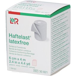 Haftelast® Latexfree Bande de fixation cohésive 6 cm x 4 m