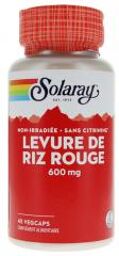 Levure de Riz Rouge 600 mg 45 Capsules Végétales - Boîte 45 capsules