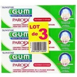 Paroex Dent Antiplaque Tub 75mlx3