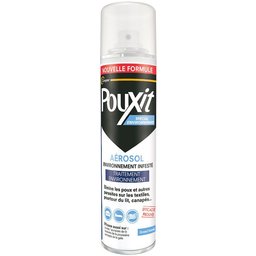 - Aérosol anti poux et/ou punaises de lit spécial environnement - Traitement de l'environnement infesté - 250 ml