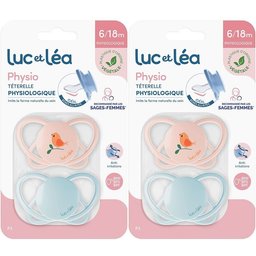 LUC ET LEA Duo de sucettes physiologiques – Oiseau