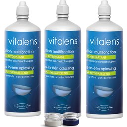 Solution Multifonction Lentilles De Contact Souples Tripack 3x360ml