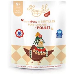 Mon Régal De Lentilles Pois-Chices Et Poulet +9M 220g