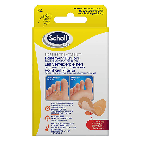 Scholl Expert Treatment Pansement Durillons Coricides 4 unités