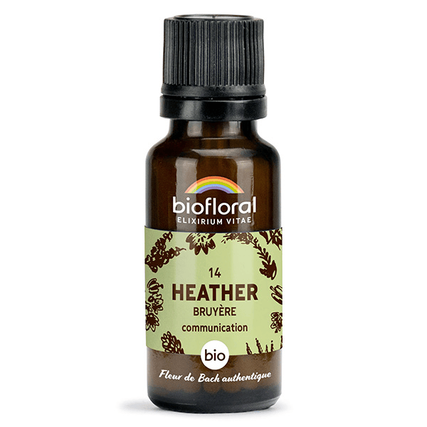 14 Heather Bruyere Granules Bio Fleur De Bach Granules 19,5 Gr