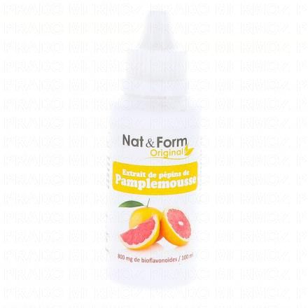 NAT & FORM Original - Extrait de pépins de pamplemousse bio flacon-pipette 50ml